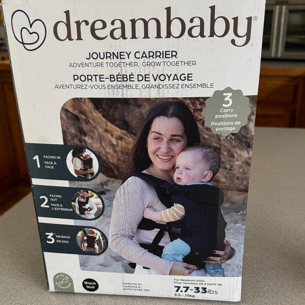 Dreambaby Journey Carrier in Black